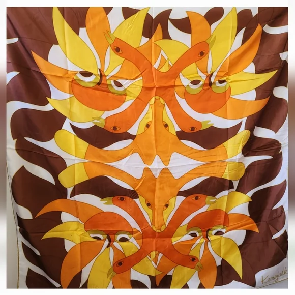 Silk Scarf With Inuit Art By Kenojuak Ashevak - Picture 5 of 6